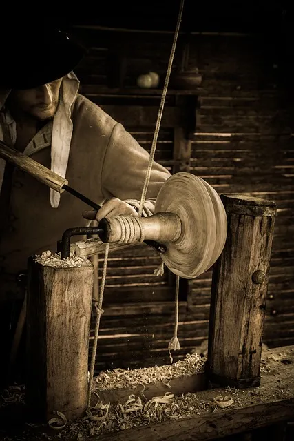 Craftsman at a workbench demonstrating that passion follows mastery not the