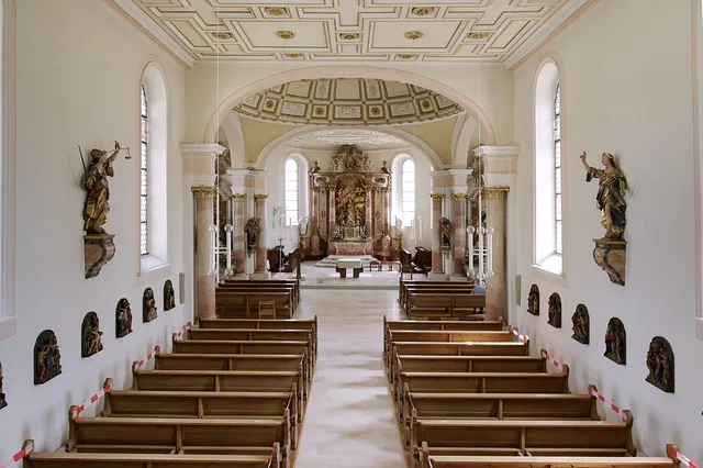 church, christianity, religion, christian, catholic, altar, church pews,