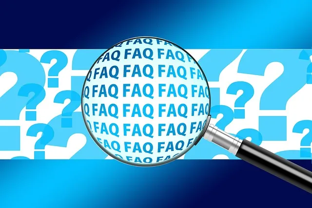 faq, ask, often, help, support, problem solution, response, magnifying