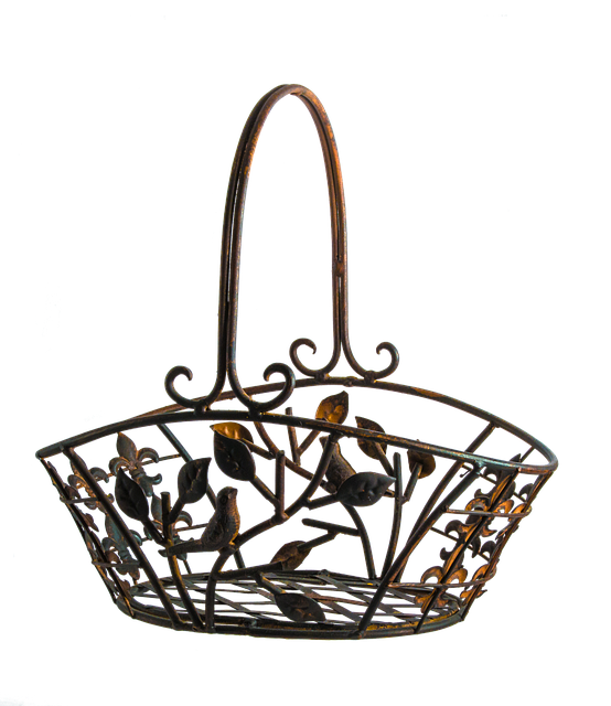 bowl of fruit, copper, metal, basket, oxidized, basket, basket, basket,