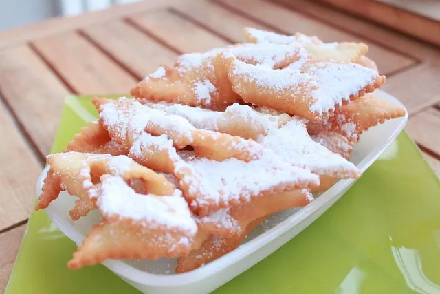 bugnes, tradition, donuts, vegan, without eggs, without the butter, without