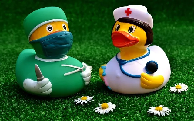 surgeon, operation, rubber duck, nurse, fun, cute, disease, hospital,