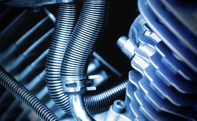 motorcycle, engine, screws, detail view, image retouching, technology,