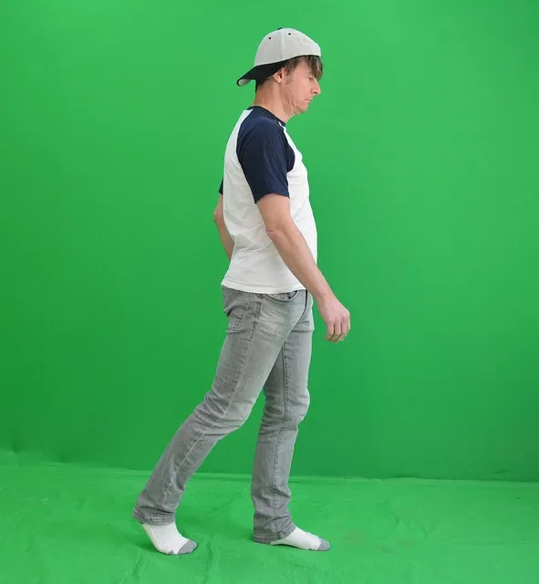 chroma key, greenbox, person, human, corridor, phase4, phase four, figure,