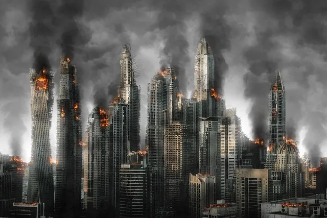 armageddon, disaster, destruction, war, abandoned, damage, architecture,