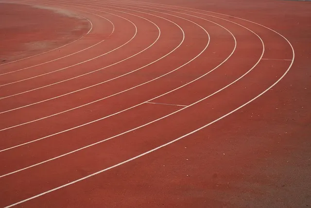 track, field, lanes, competition, sports, runners, running, red running, red