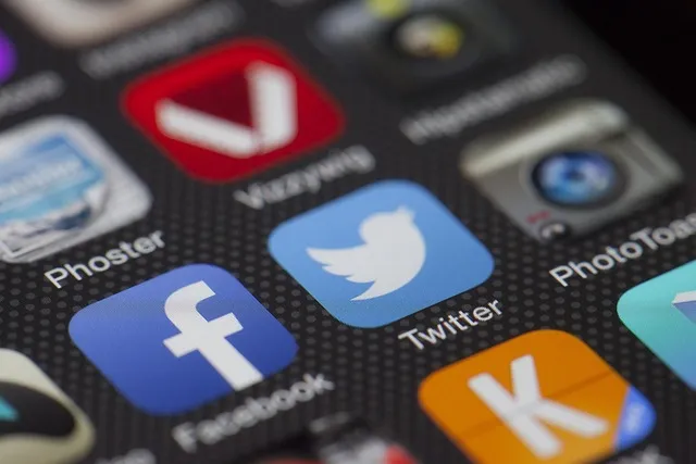 social media, connection, icons, internet, online, communication, concept,
