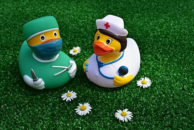 surgeon, operation, rubber duck, nurse, fun, cute, disease, hospital,