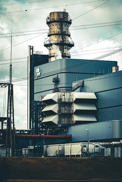 power plant, electricity provider, energy company, factory, industrial building