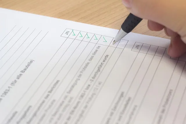 checklist, list, ticked off, hook, mark with a cross, check mark, standard,
