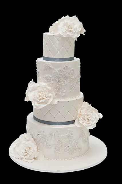 wedding cake, cake, frosting, wedding, food, flower background, sweet,