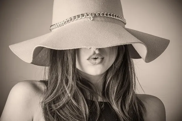 fashion, woman, hat, portrait, fashionable, glamour, headshot, fashion,