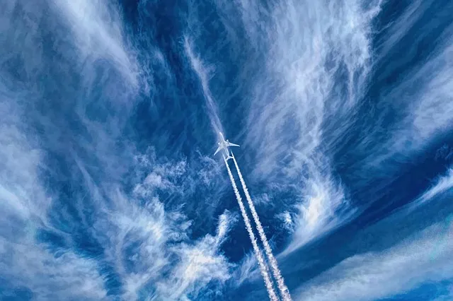 plane, aircraft, sky, flight, nature, clouds, jet, aviation, airplane