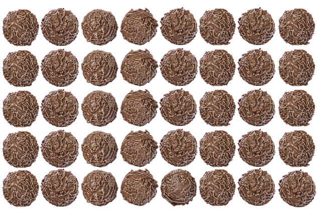 chocolate, chocolate balls, truffle, butter truffle, sweetness, nibble,