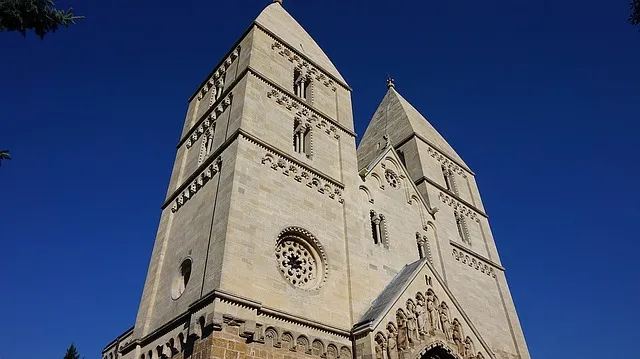 romanesque church, jak church, church, middle ages, hungary, st georges