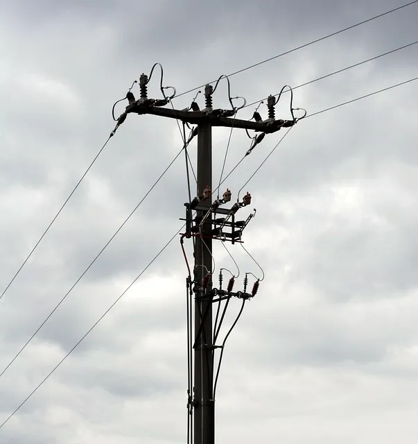 power pole, energy, power lines, high voltage line, alternating magnetic