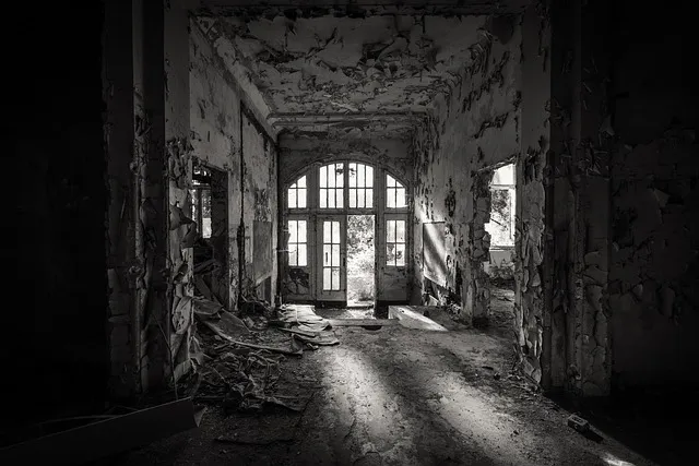 abandoned, nervous, architecture, darkness, window, inside, the shade,