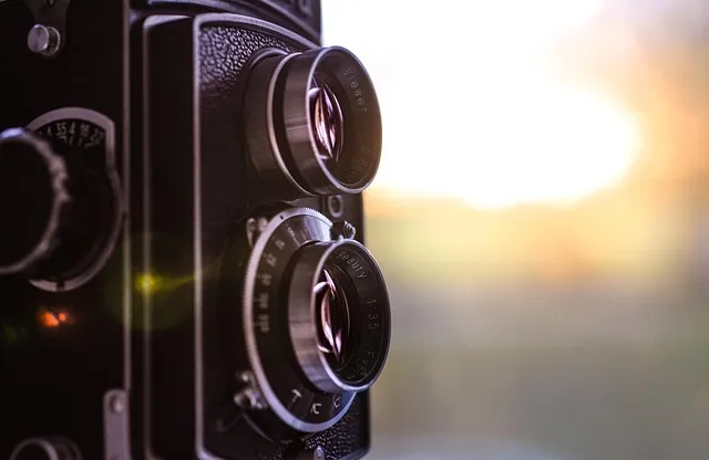 camera, analog, twin-lens reflex, tlr, japanese, film, photography, retro,