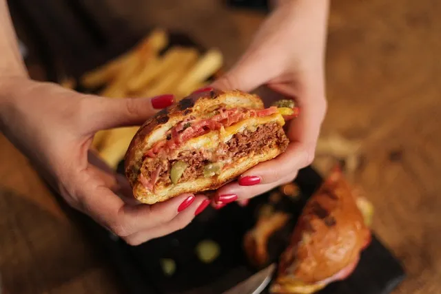 beyondmeat, burger, superfood, hamburger, ketchup, bread, food, nature,