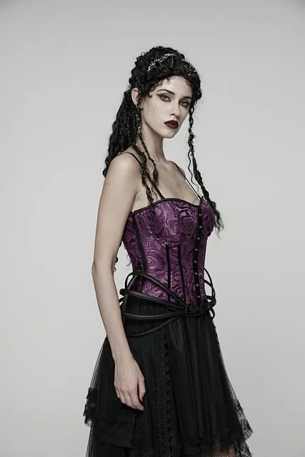 model, rock, punk, goth aesthetic, goth, gothic, fashion, steampunk, dark