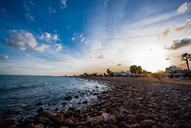 mental health, communion, nature, the sunset, beach, yet, night, stones